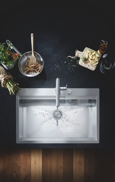 Kitchen Design from a Single Source: GROHE Sets Holistic Design Accents with Its New Kitchen Sinks and Bundles